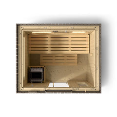 Kohler C2 Outdoor Sauna - Weathered Grey Spruce