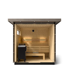 Kohler C2 Outdoor Sauna - Weathered Grey Spruce