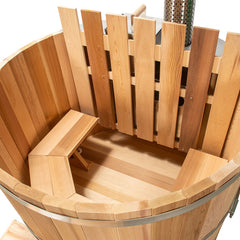 The Original Cedar Hot Tub 7' (214) with Internal Heater