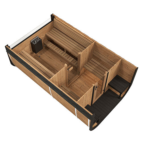 SaunaLife Cube-Series 8-Person Sauna