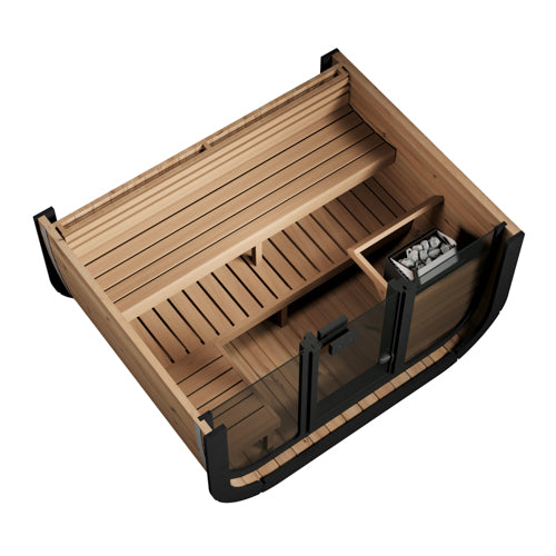 SaunaLife Cube-Series 4-Person Sauna