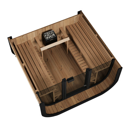 SaunaLife Cube-Series 6-Person Sauna