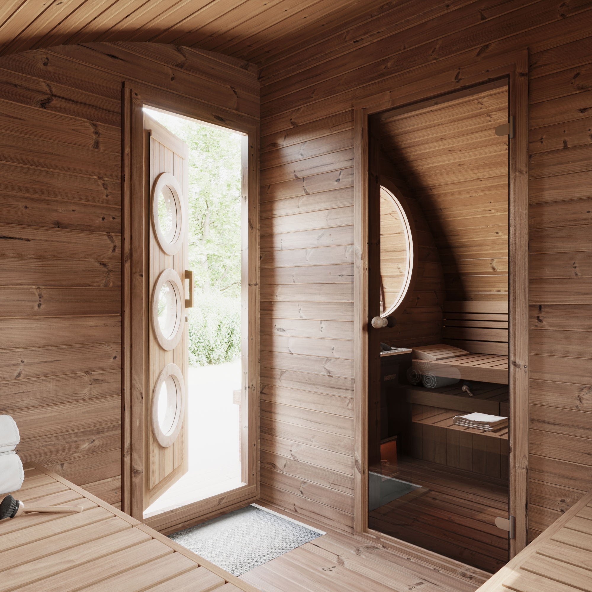 SaunaLife Model G11 Garden-Series Sauna